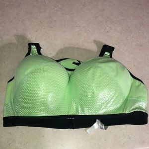 Lime and black Victoria secret sports bra 38D